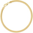 thumbnail image 1 of Floreo 10k Yellow Gold 2mm Solid Miami Cuban Curb Bracelet 8 Inch, 1 of 2