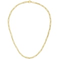 thumbnail image 1 of Floreo 10k Yellow Gold 4mm Lite Paperclip Link Chain Necklace, 1 of 2