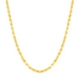 thumbnail image 1 of Floreo 10k Yellow Gold 5mm Hollow Rope Chain Necklace, 1 of 5