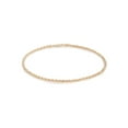 thumbnail image 1 of Floreo 10k Yellow Gold Hollow Rope Chain Bracelet and Anklet 2.5mm in Yellow Gold, 1 of 4