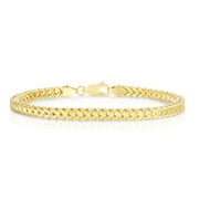 FLOREO 10k Yellow Gold Lightweight Franco Bracelet