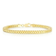 FLOREO 10k Yellow Gold Lightweight Franco Bracelet