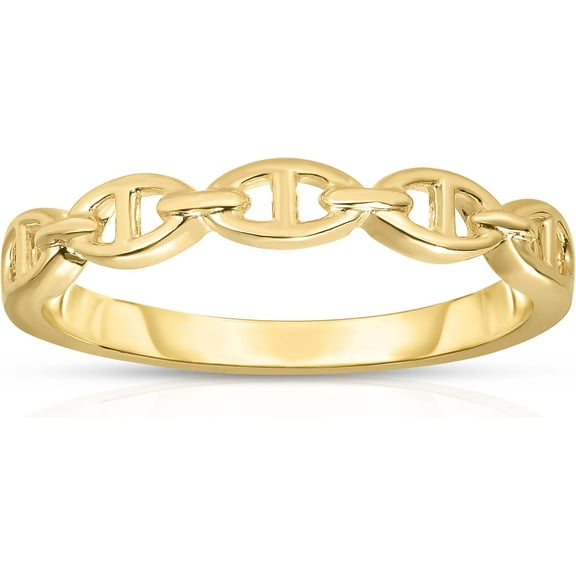 Floreo 10k Yellow Gold Mariner Link Women's Ring