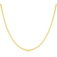 thumbnail image 1 of Floreo 14k Yellow Gold 3.6mm Solid Gourmette Chain Necklace, 1 of 3