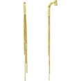 thumbnail image 1 of Floreo 14k Yellow Gold 86mm Multi-Chain Drop Earrings, 1 of 3