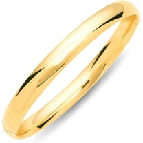 Floreo 14k Yellow Gold 8mm Polished Bangle Bracelet