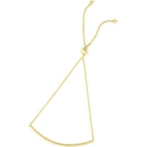 Floreo 14k Yellow Gold Adjustable Friendship Wheat Link Bar Bolo Bracelet Extendable 9.25 Inch