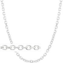 Floreo 14k Yellow Gold or White Gold 1.9mm Diamond Cut Cable Chain Necklace