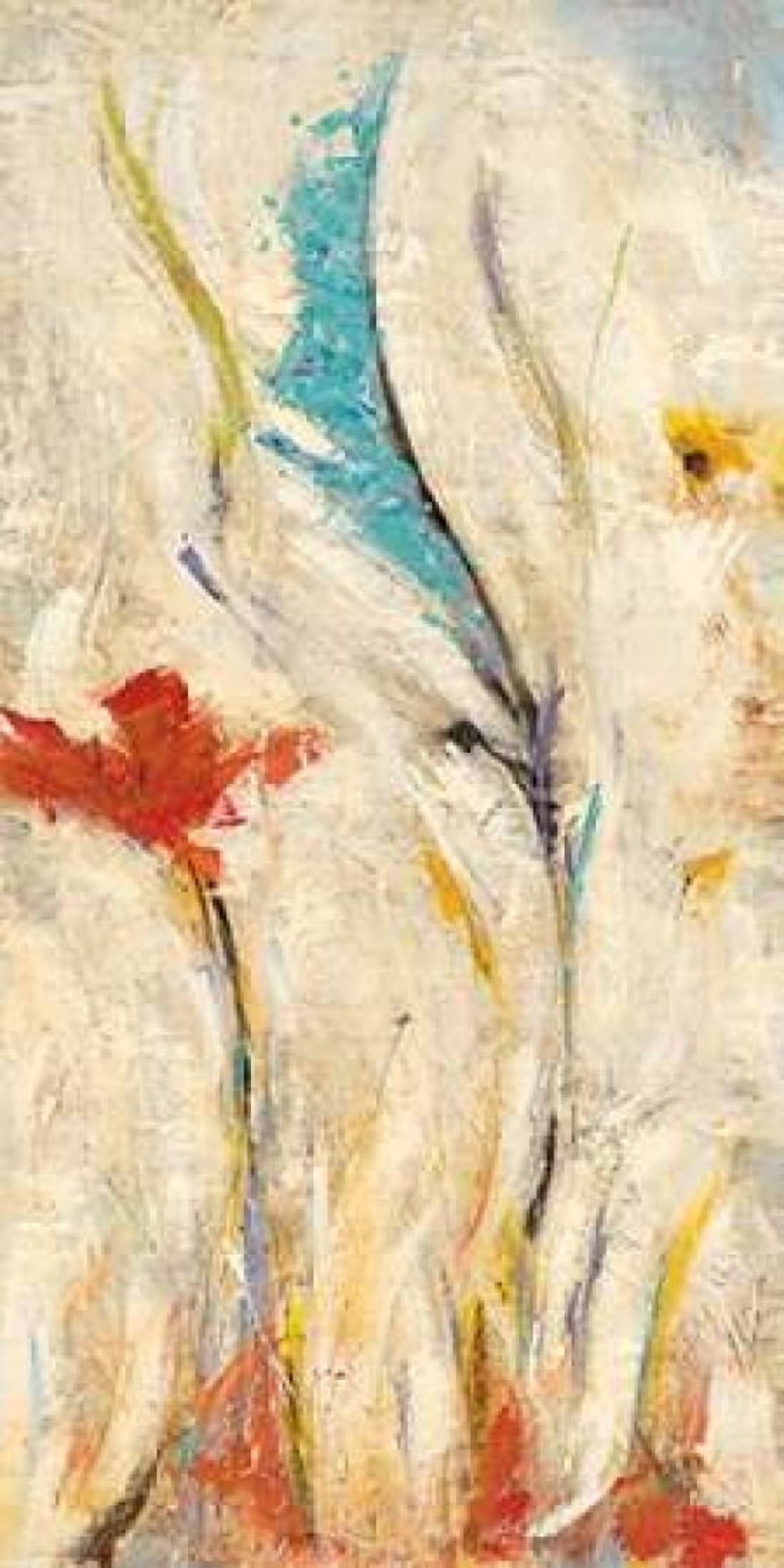 Flores I Canvas Art - Nancy Villarreal Santos (24 x 48)
