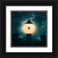 thumbnail image 1 of Flores, Paula Belle 15x15 Black Ornate Wood Framed with Double Matting Museum Art Print Titled - The Moon Tower, 1 of 4
