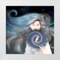 thumbnail image 1 of Flores, Paula Belle 26x26 White Modern Wood Framed Museum Art Print Titled - My Secret Universe, 1 of 4