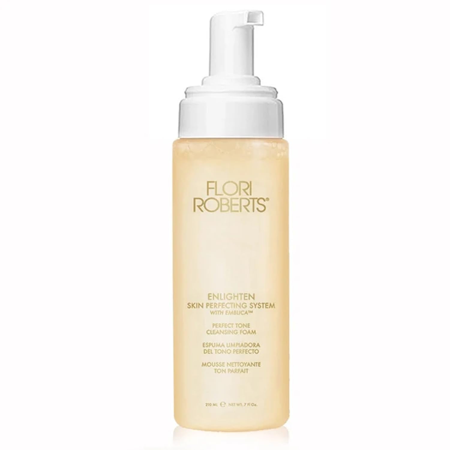 Flori Roberts Perfect Tone Cleansing Foam - Gentle Purifying Face Wash for Women, Dry Skin - 7 FL oz.