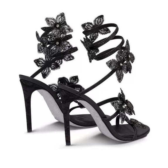 Floriane Honey Sandal (5.6.6.5, Black)
