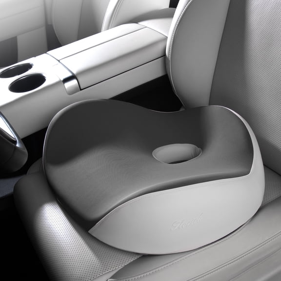 Florich Car Seat Cushion for Driving, Memory Foam Seat Cushion for Car Office Chair, Ergonomic Support Sciatica Pain Relief, Gray