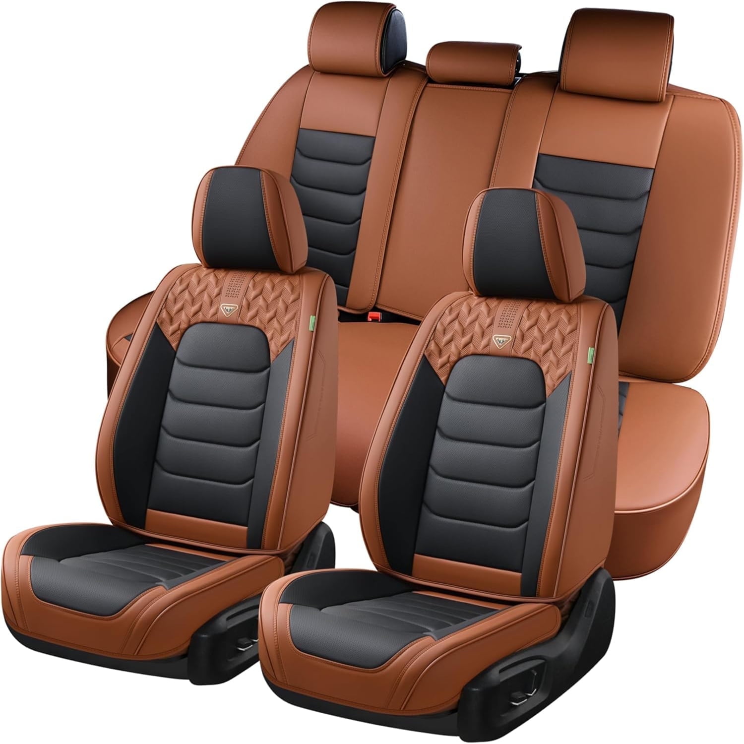FLORICH Leather Seat Covers Seat Covers Full Set Car Seat Prote 並行輸入
