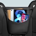 thumbnail image 1 of Florich Hanging Organizer Storage Between Seats, Premium Leather Headrest Hanging Storage Bag Front Seats, Black, 1 of 7