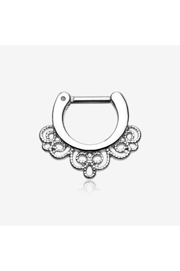 Florid Filigree Septum Clicker