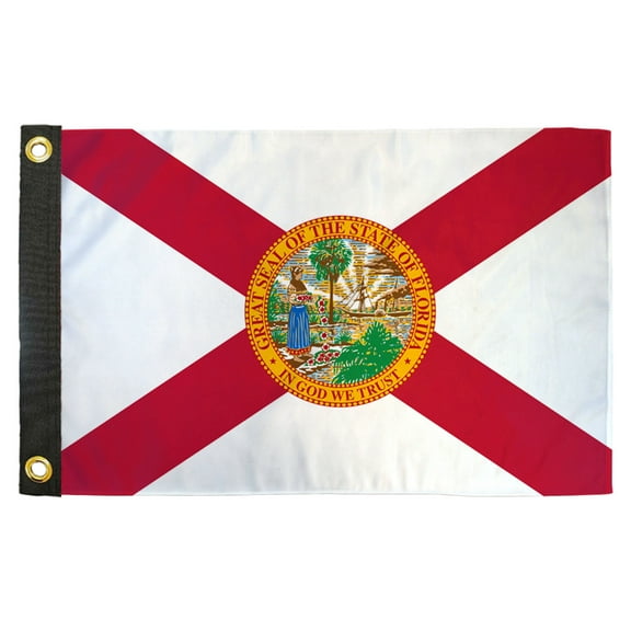 Florida 12x18in Boat Flag - State Boating Sailing ATV Flag