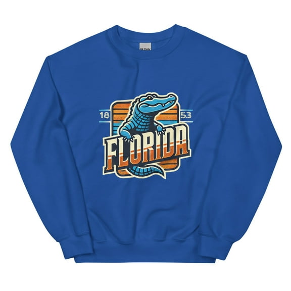 Florida 1853 Vintage Sweatshirt (Royal, S)