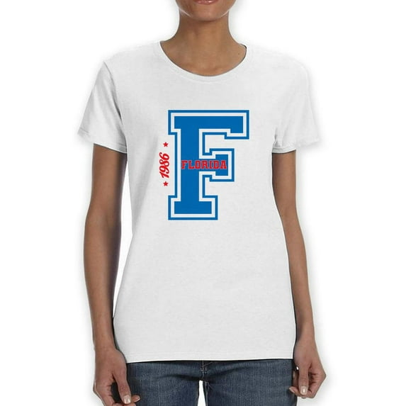 Florida 1986 Retro Sports T-Shirt Women -Image by Shutterstock, Female 5X-Large