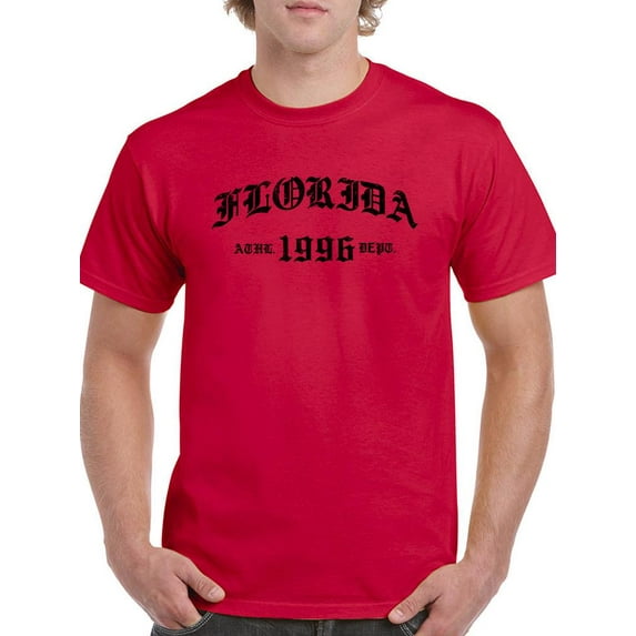 Florida 1996 Retro Sports T-Shirt Men -Image by Shutterstock, Male 5X-Large
