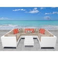 thumbnail image 1 of Miami 9 Piece Outdoor Wicker Patio Furniture Set 09a-Color:Wheat, 1 of 3