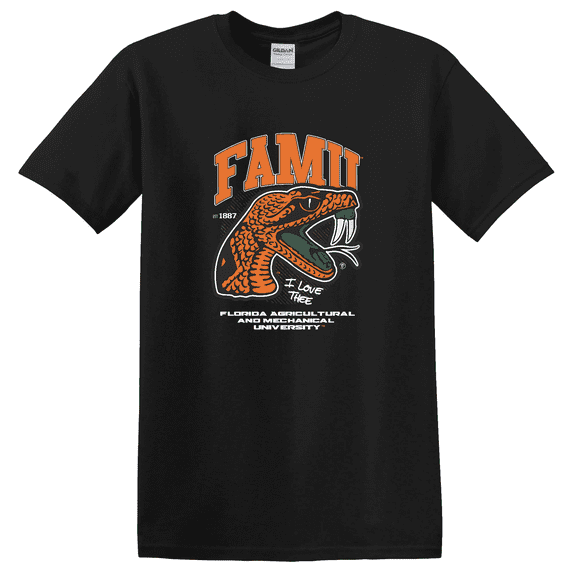 Florida A And M Campus Inspired Graphic T-Shirt