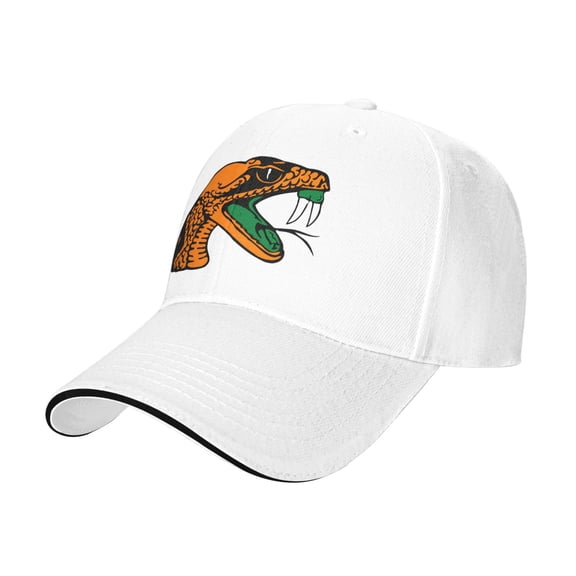Florida A&M Rattlers Casual Sandwich Baseball Cap Adjustable For Men For Women