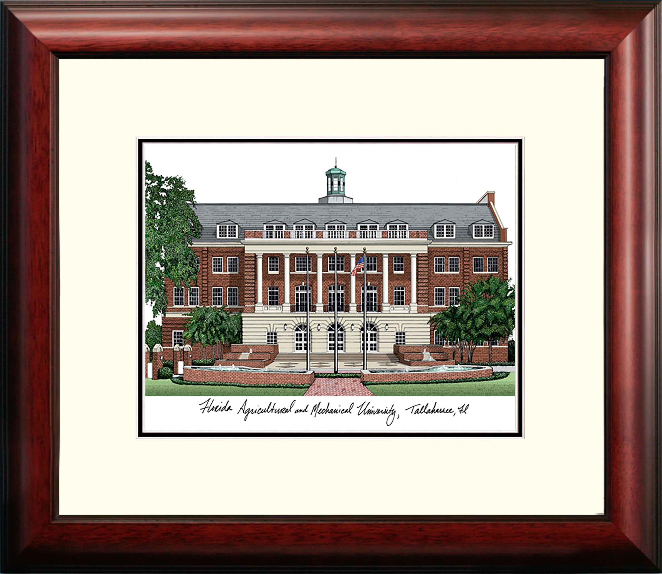 Campus Images Alumnus Lithograph Framed Photographic Print