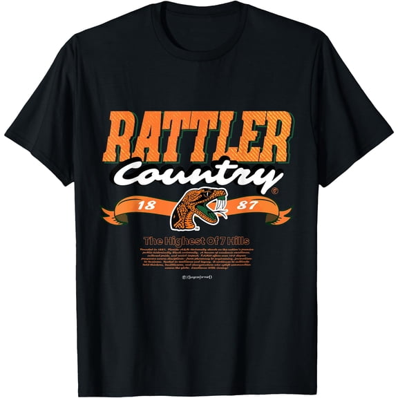 Florida A&M University - Famu Rattler Country - Hbcu Mascot T-Shirt