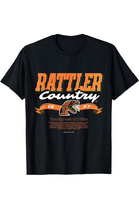 Florida A&M University - Famu Rattler Country - Hbcu Mascot T-Shirt