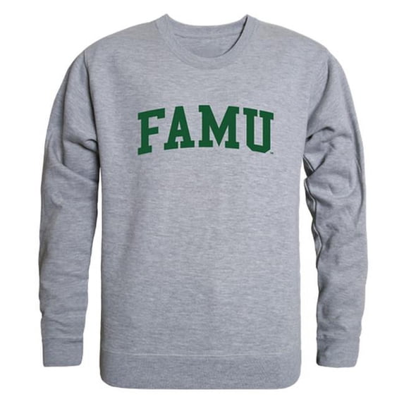 Florida A&M University Men GameDay Crewneck Sweatshirt, Heather Grey - Extra Large