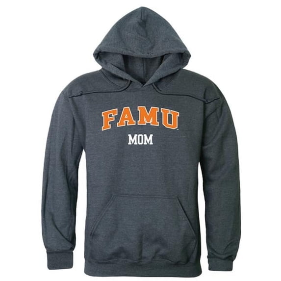 Florida A&M University Mom Hoodie, Heather Charcoal - 2XL