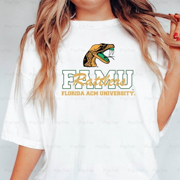Florida A&M University Rattlers FAMU Collegiate Fan Graphic T-Shirt V1130885 Unisex, up to 5XL