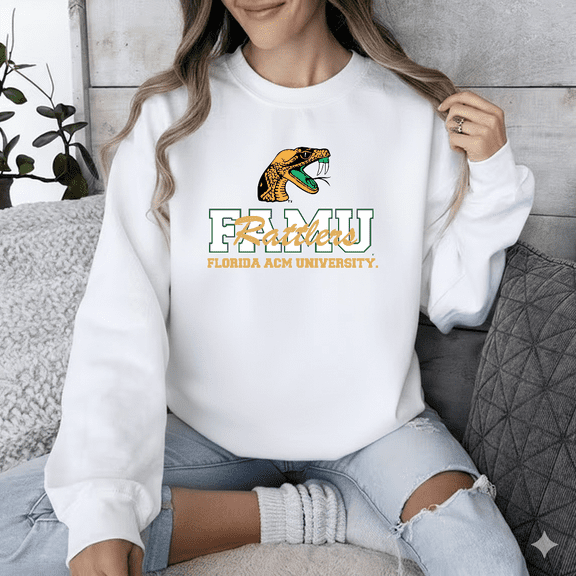 Florida A M University Rattlers FAMU Pride Retro College Spirit Sweatshirt up to size 5XL