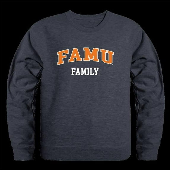 Florida A&M University Rattlers Family Crewneck Sweatshirt, Heather Charcoal - Small