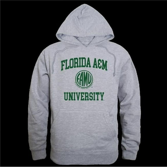 Florida A&M University Rattlers Seal Hoodie, Heather Grey - Large