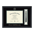 thumbnail image 1 of Framerly - FAMU Tassel Diploma Frame with Black and Tartan Green Mat, 1 of 6