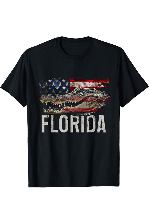 Florida Alligator Funny Everglades National Park Souvenir T-Shirt, Unisex T-Shirt