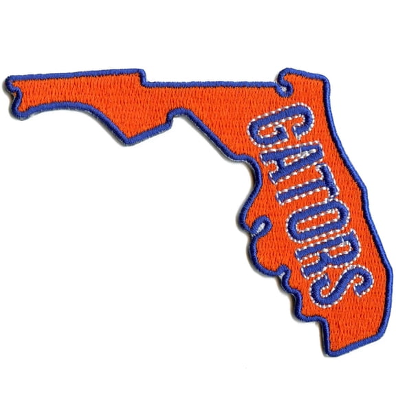Florida Alligator State Patch College University Student Souvenir Embroidered Iron On