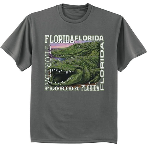 Florida Alligator T-shirt Mens Graphic Tee