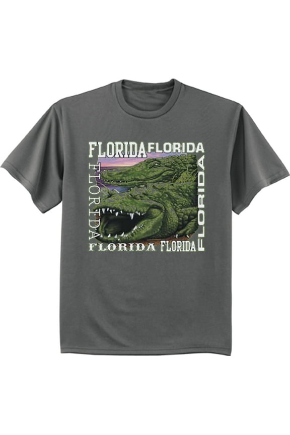 Florida Alligator T-shirt Mens Graphic Tee