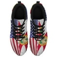 thumbnail image 1 of Florida And American Flag Running Shoes Sneakers Mesh Black Size 11, 1 of 5