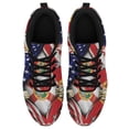 thumbnail image 1 of Florida And American Flag Running Shoes Sneakers Mesh Black Size 6, 1 of 5