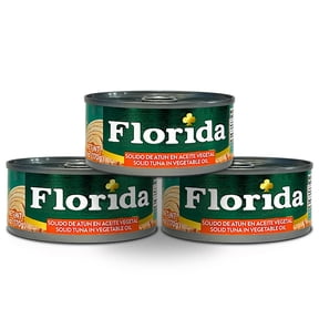 Florida Atn Slido En Aceite Vegetal 6oz | Peruvian Solid Tuna In Vegetable oil Can 3 Pack