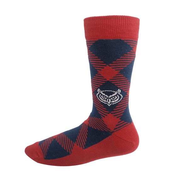 Florida Atlantic Cotton Socks, Small/Medium