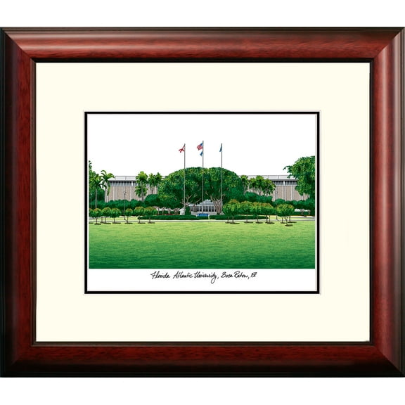 Florida Atlantic University Alumnus Framed Lithograph