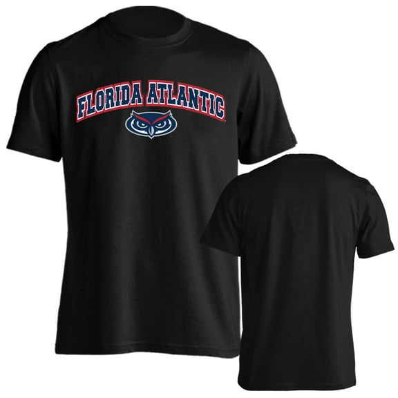 Florida Atlantic University Owls Classic Arch with Mascot Short Sleeve T-Shirt