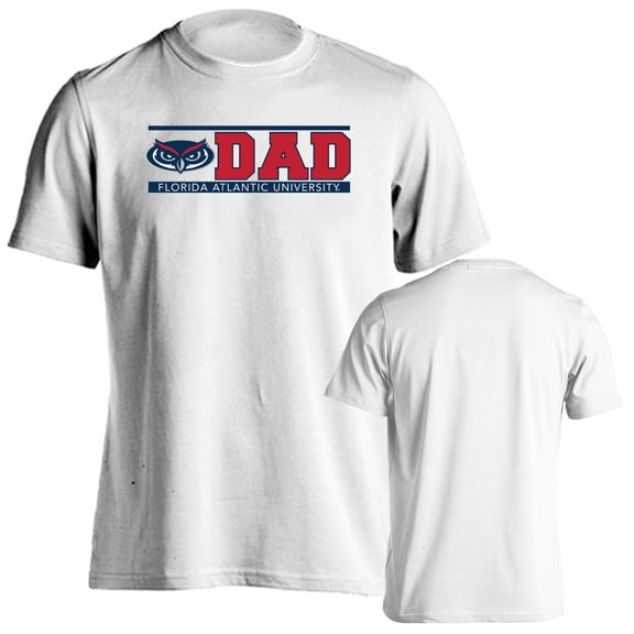 Florida Atlantic University Owls Dad Proud Parent Short Sleeve T-Shirt