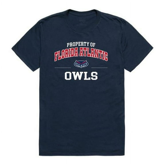 Florida Atlantic University Property T-Shirt, Navy 2 - Large